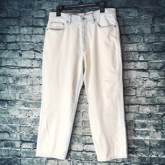 NWT Lucky Brand Relaxed Tapered Cropped Jeans - Picture 1 of 7